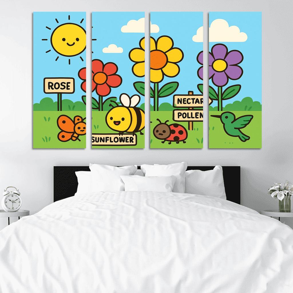 Pollinator Parade In The Garden Classroom wall art