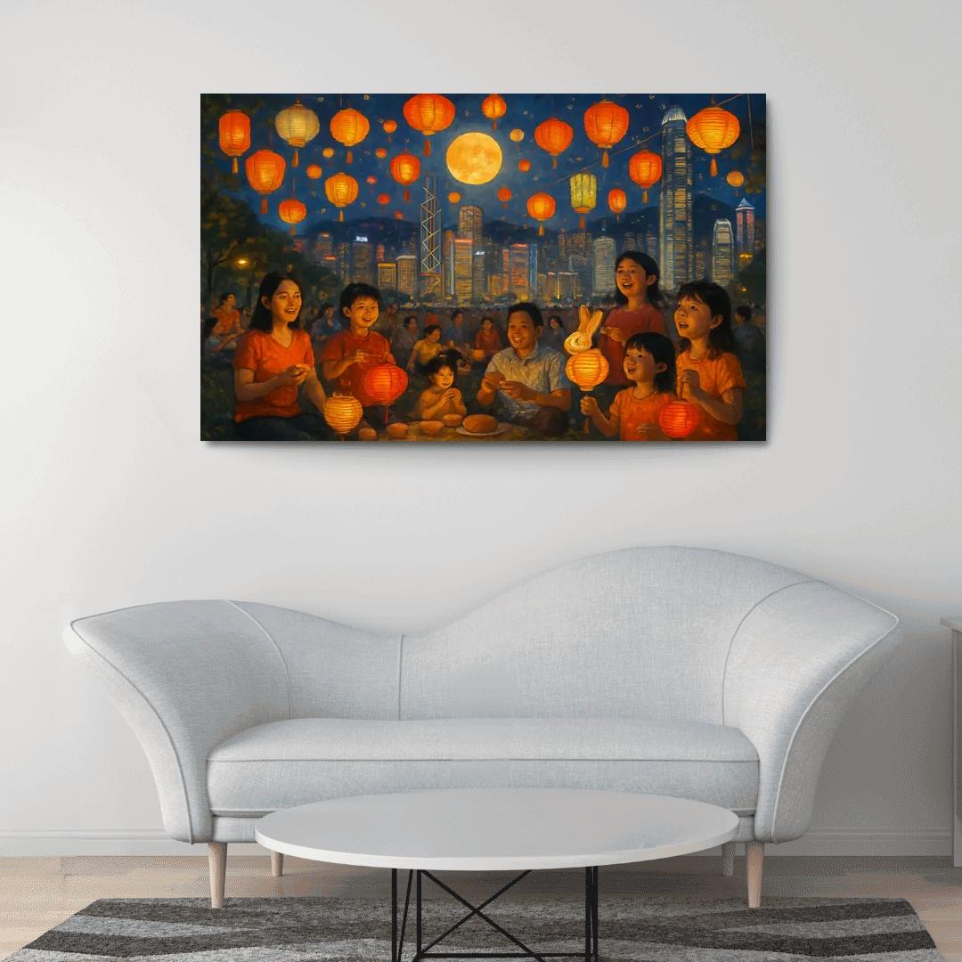 Mid-Autumn Festival - Hong Kong wall art