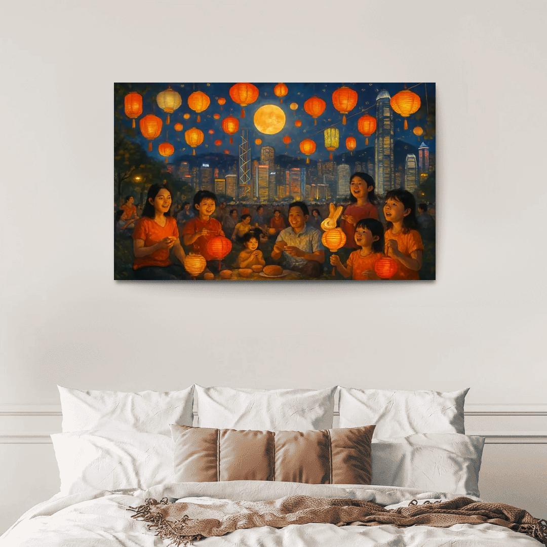 Mid-Autumn Festival - Hong Kong wall art