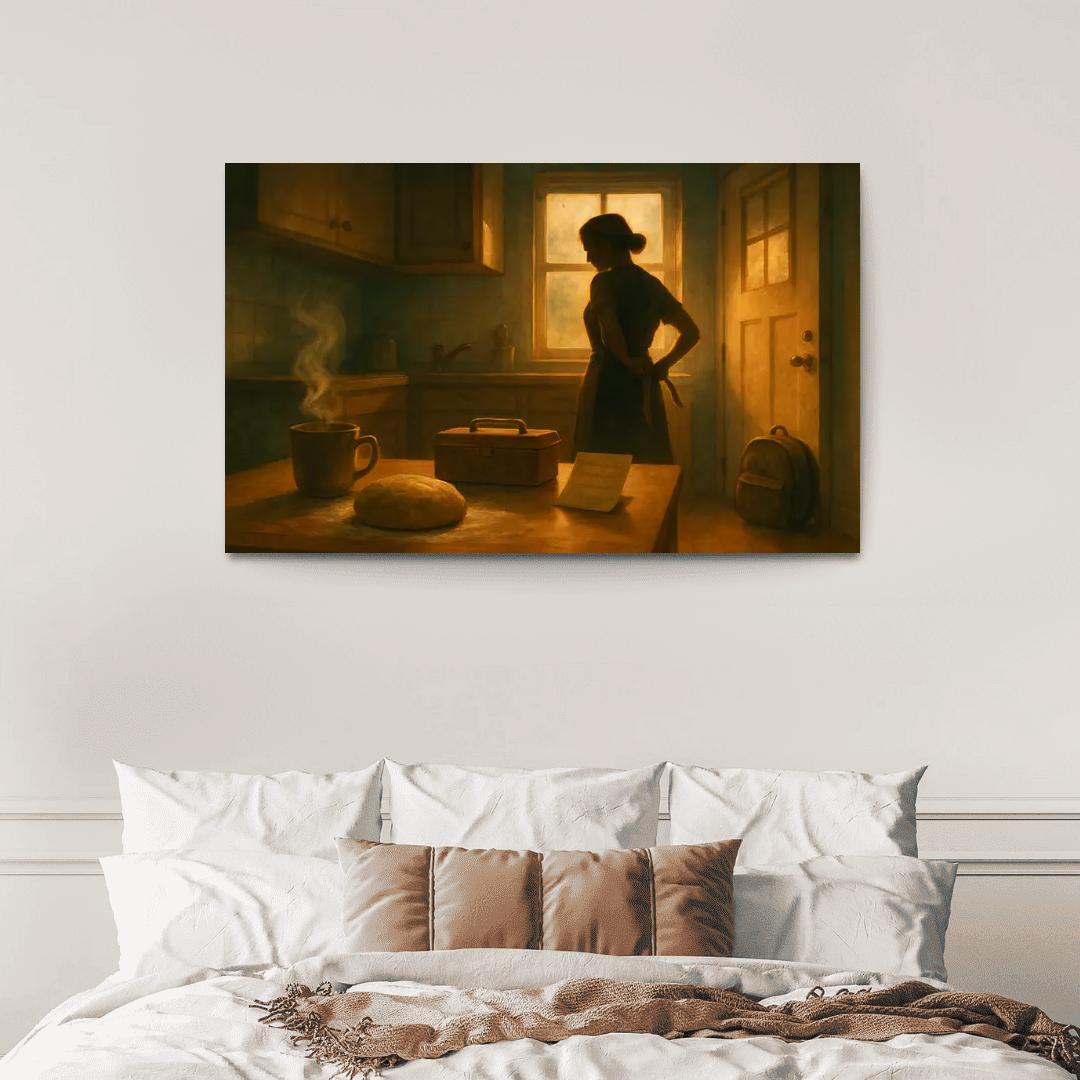 The Kitchen Light At Dawn premium artwork frames
