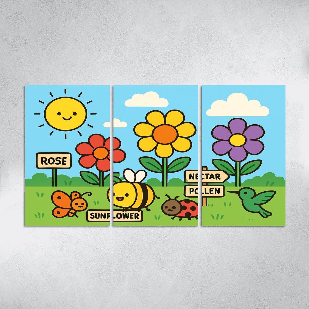 Pollinator Parade In The Garden Classroom wall art