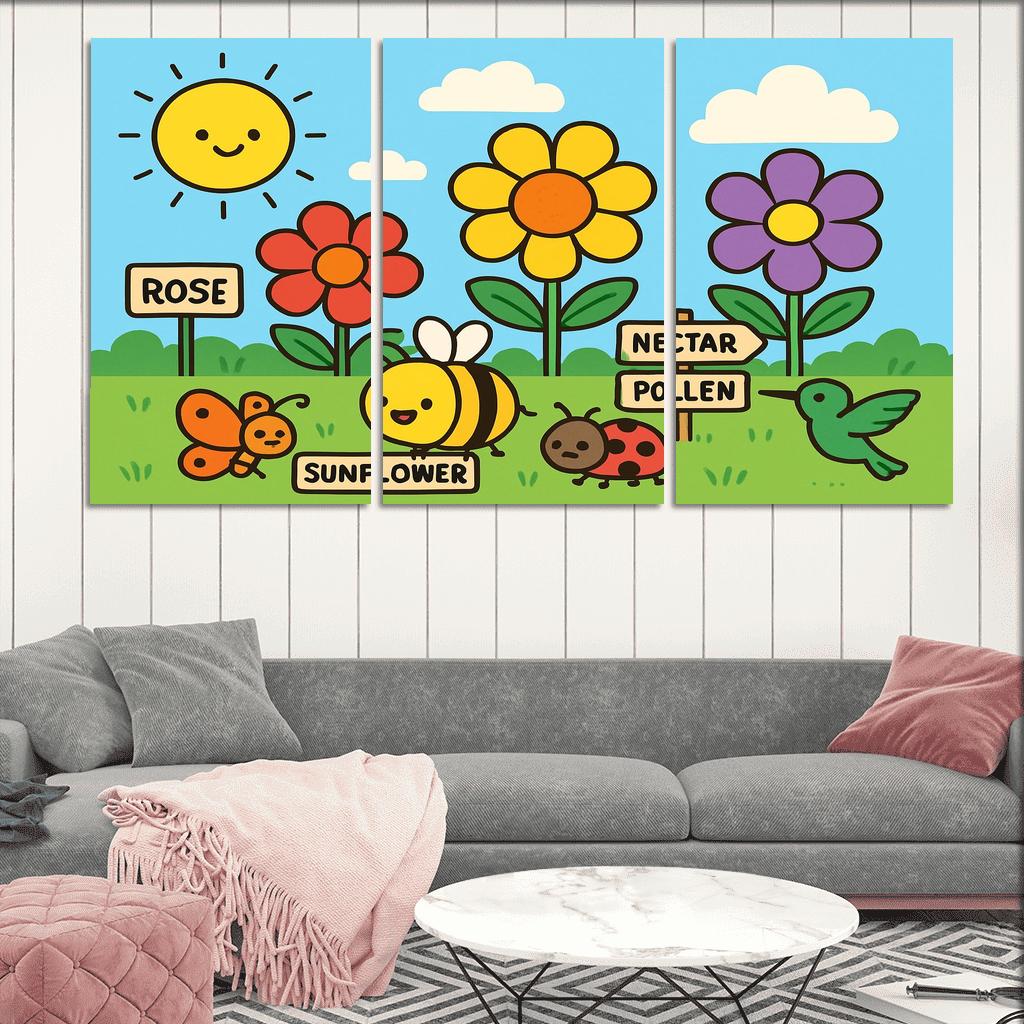 Pollinator Parade In The Garden Classroom wall art