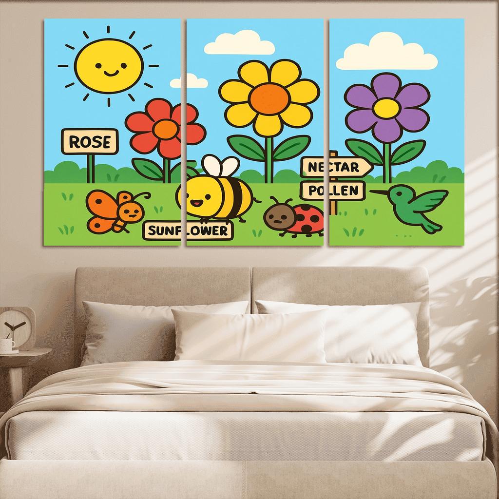Pollinator Parade In The Garden Classroom wall art