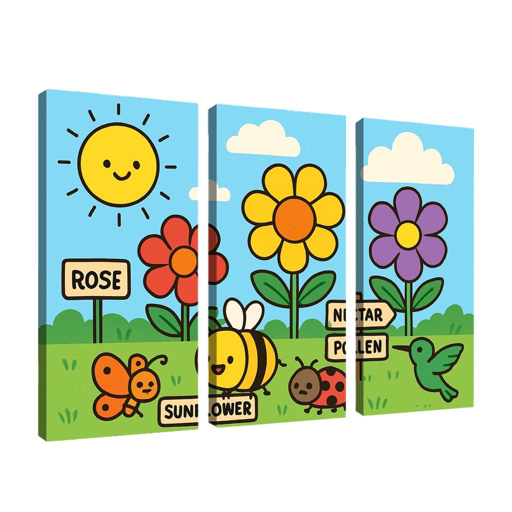 Pollinator Parade In The Garden Classroom wall art