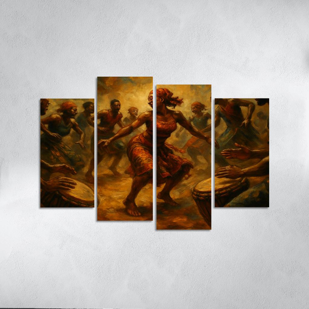 Kpanlogo Drum Dance Tradition wall art