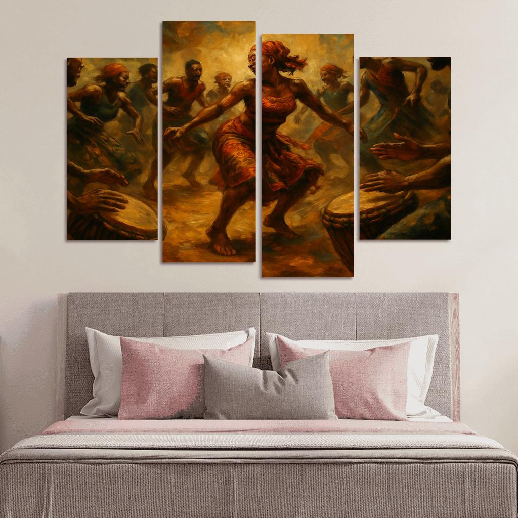 Kpanlogo Drum Dance Tradition wall art