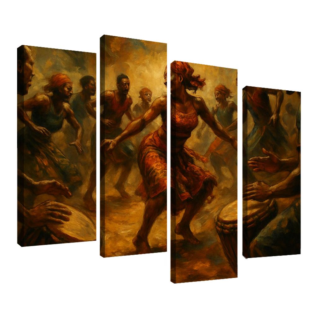 Kpanlogo Drum Dance Tradition wall art
