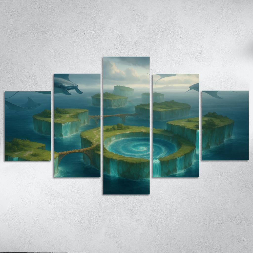 The Tideglass Archipelago wall decor