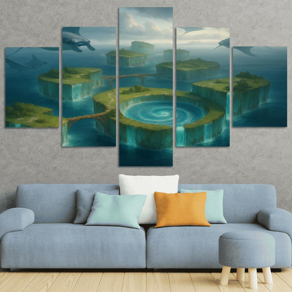The Tideglass Archipelago wall decor