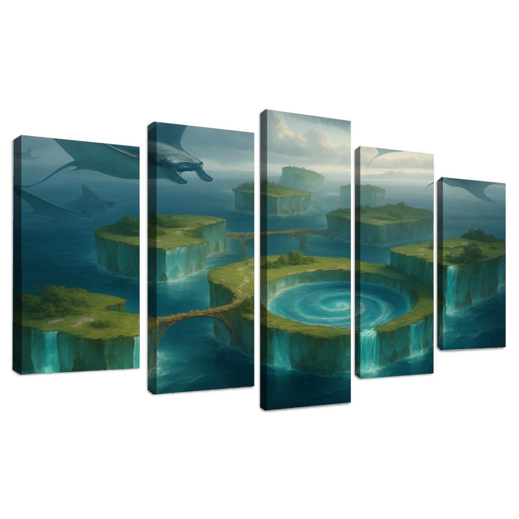 The Tideglass Archipelago wall decor