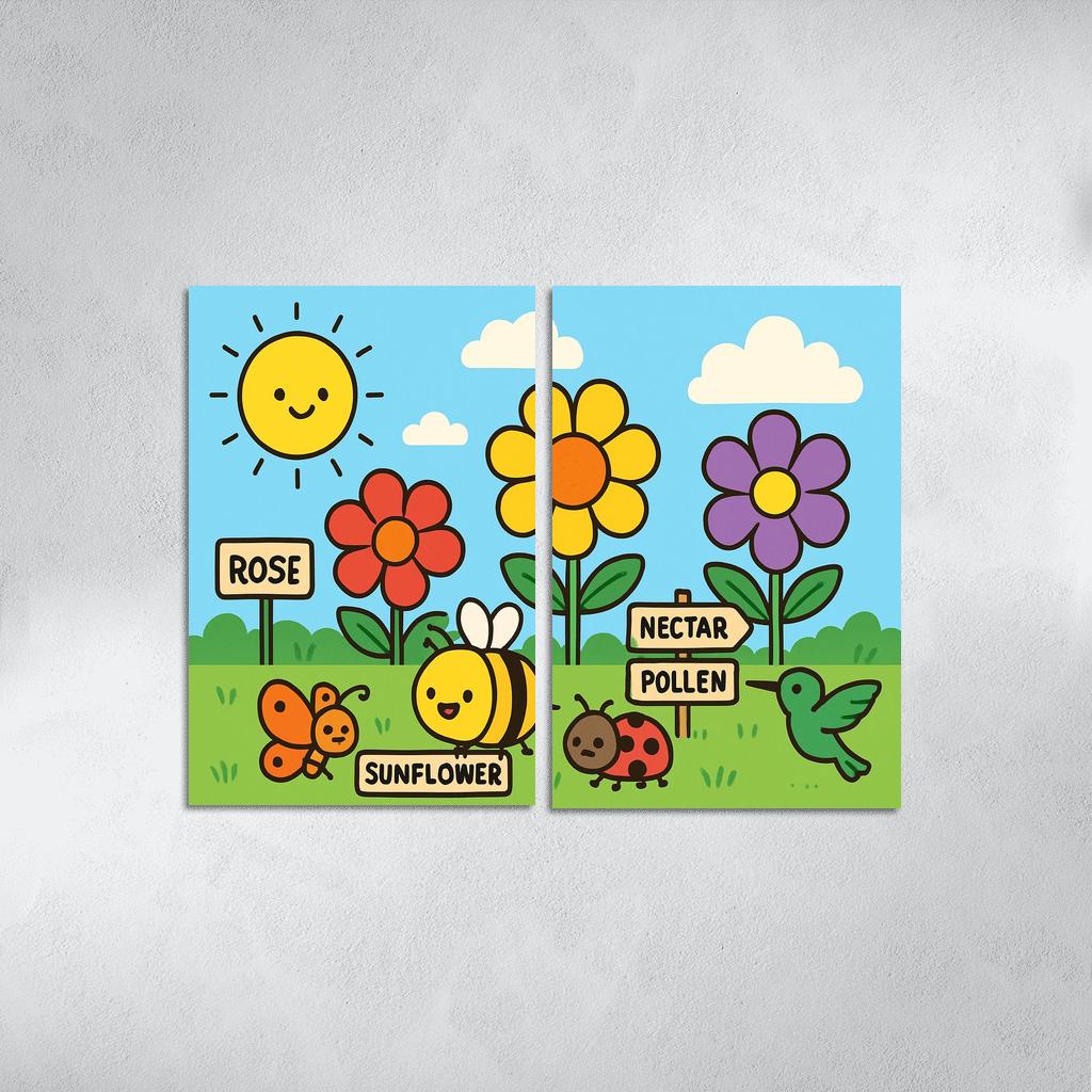 Pollinator Parade In The Garden Classroom wall art