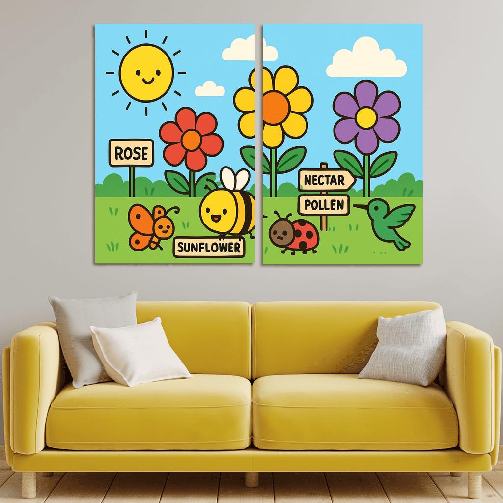 Pollinator Parade In The Garden Classroom wall art