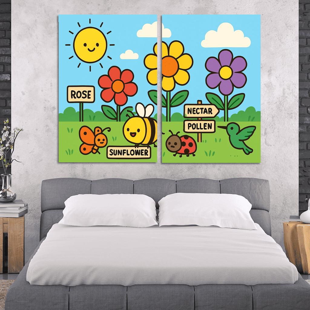 Pollinator Parade In The Garden Classroom wall art