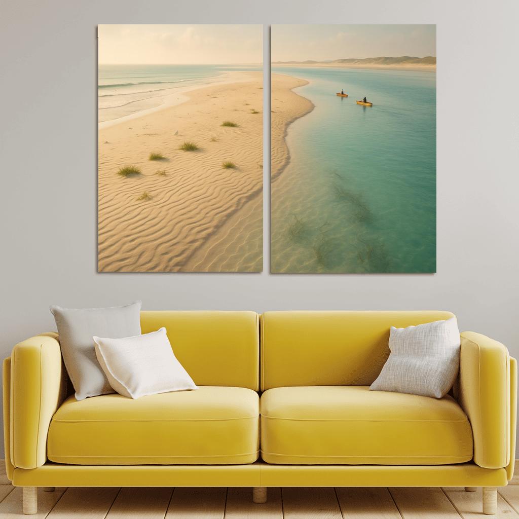 Glass Lagoon Sandbar Drift decor
