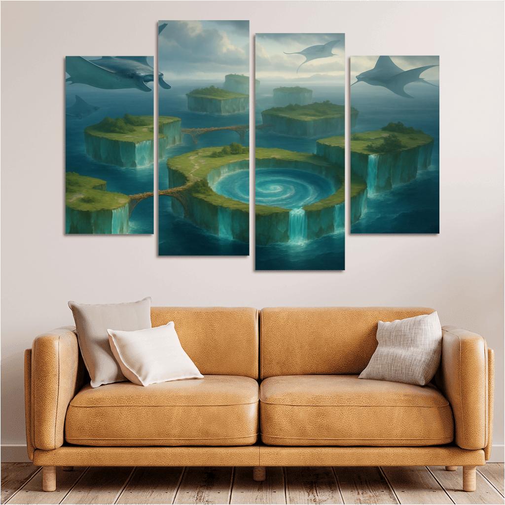 The Tideglass Archipelago wall decor