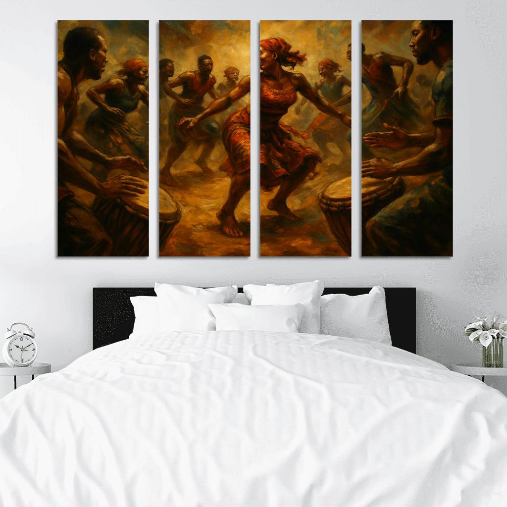 Kpanlogo Drum Dance Tradition wall art