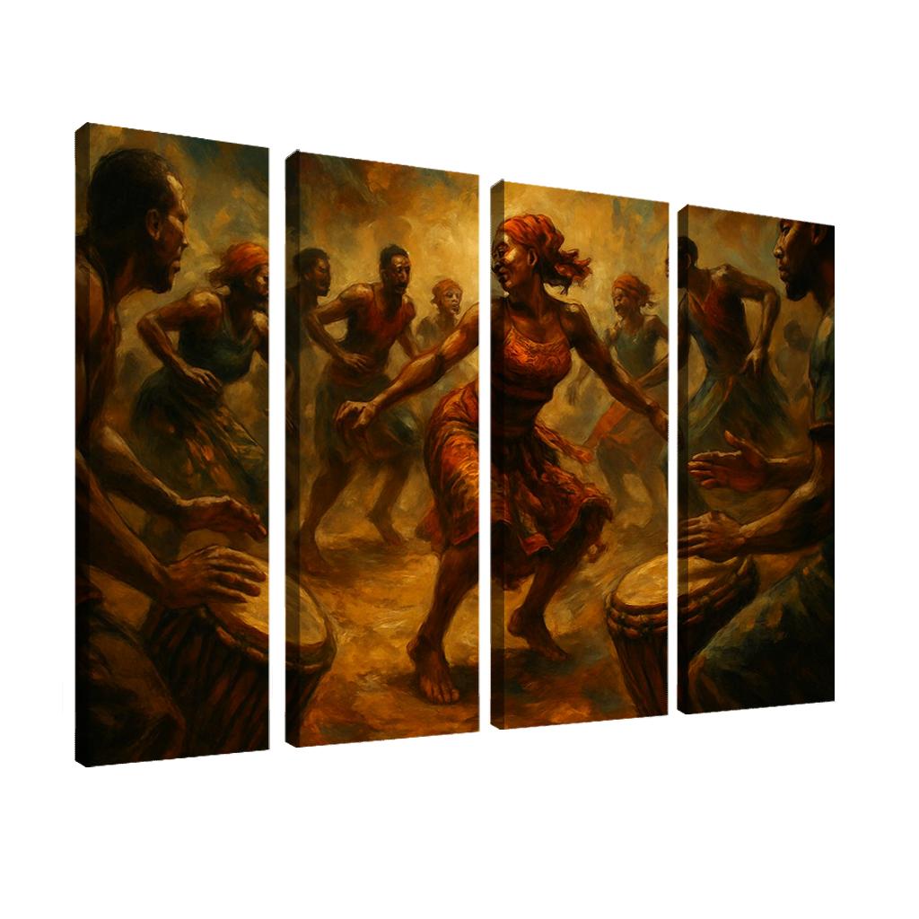 Kpanlogo Drum Dance Tradition wall art