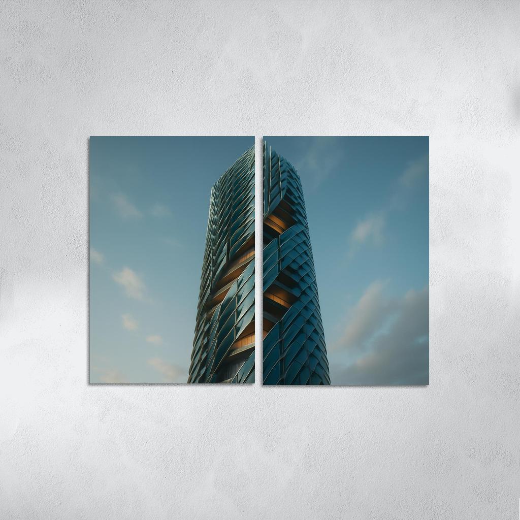 Kinetic Climate Skins For Adaptive Towers framed paintings