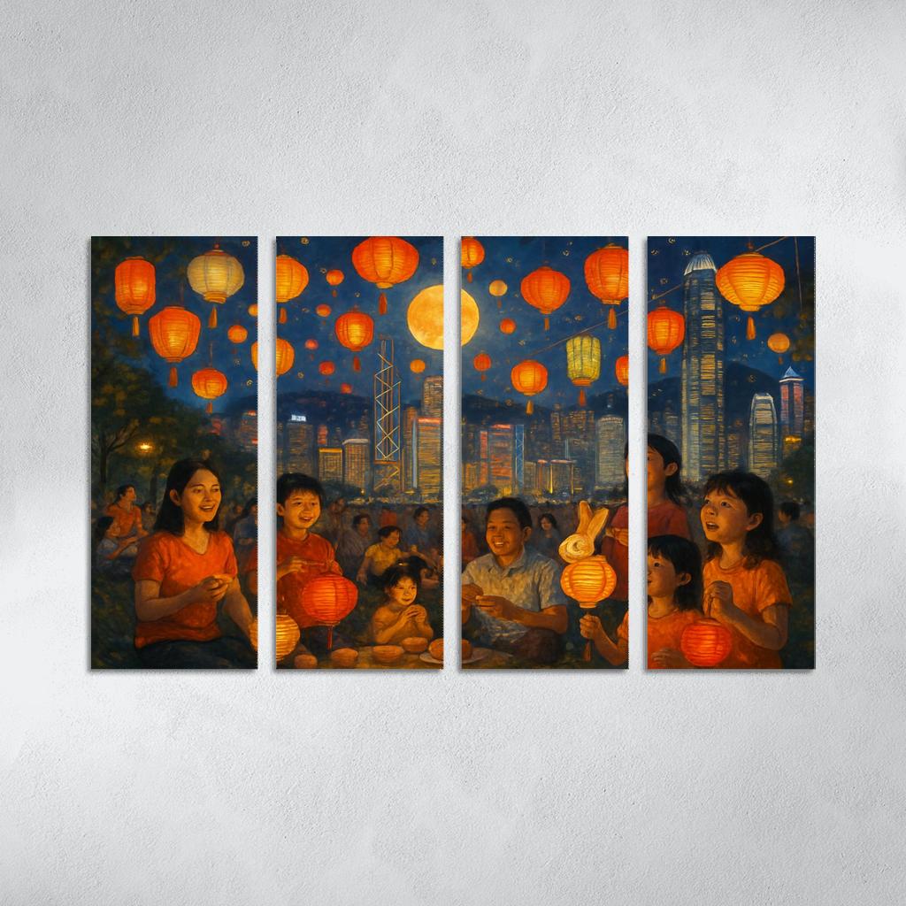 Mid-Autumn Festival - Hong Kong wall art
