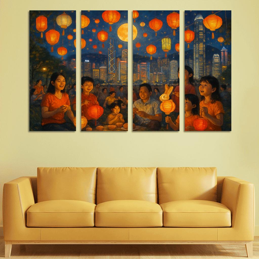 Mid-Autumn Festival - Hong Kong wall art