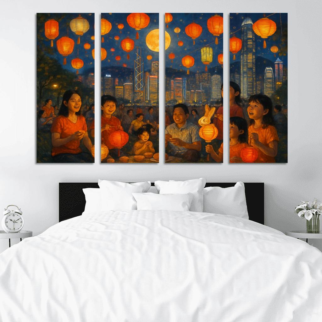 Mid-Autumn Festival - Hong Kong wall art