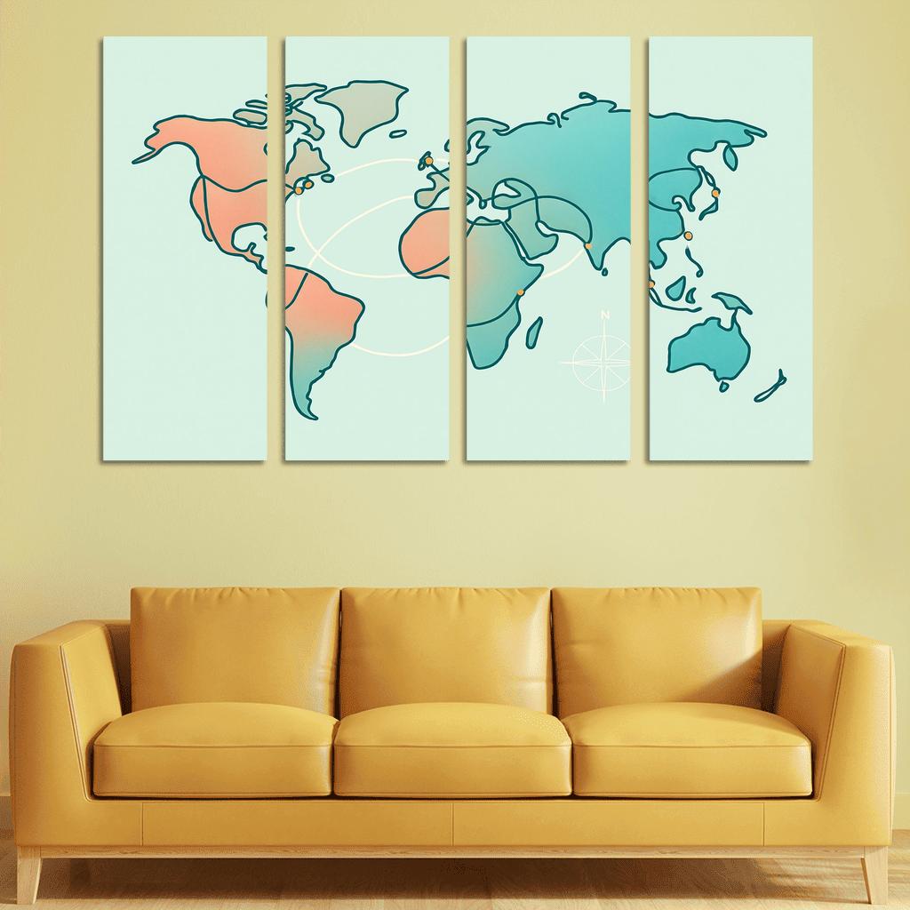 Tideglass Meridian Drift premium artwork frames