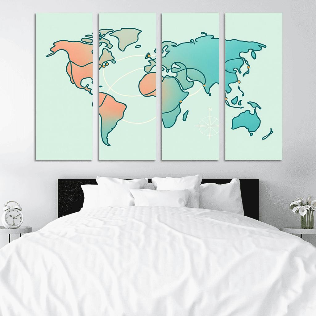 Tideglass Meridian Drift premium artwork frames