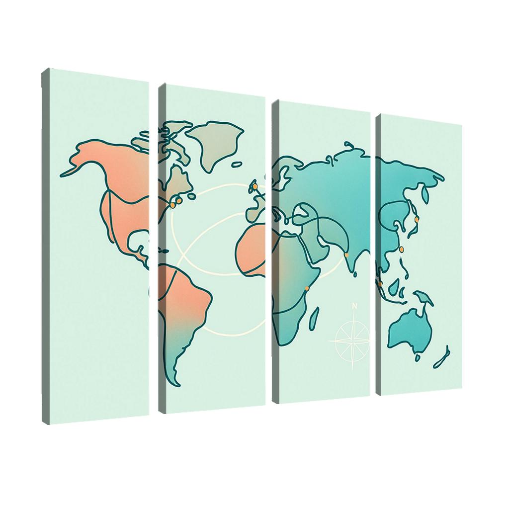 Tideglass Meridian Drift premium artwork frames