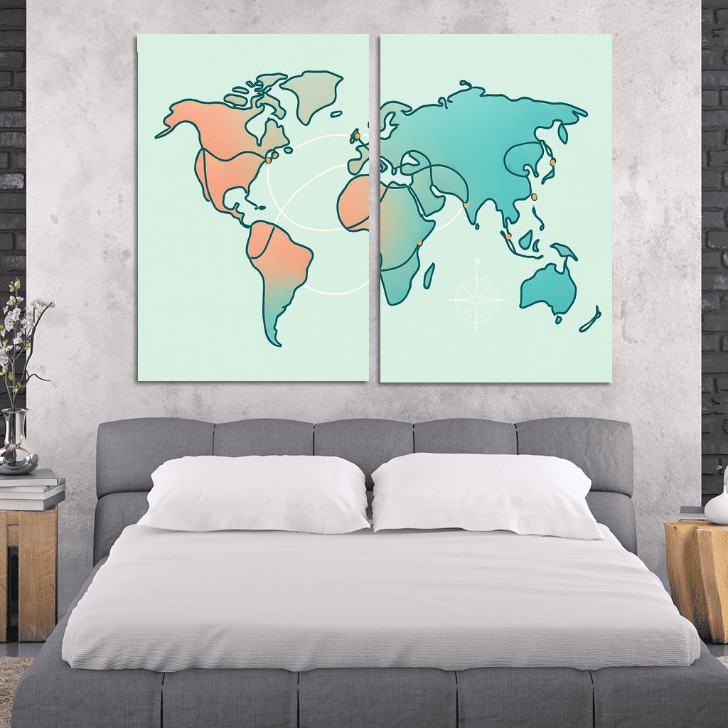 Tideglass Meridian Drift premium artwork frames