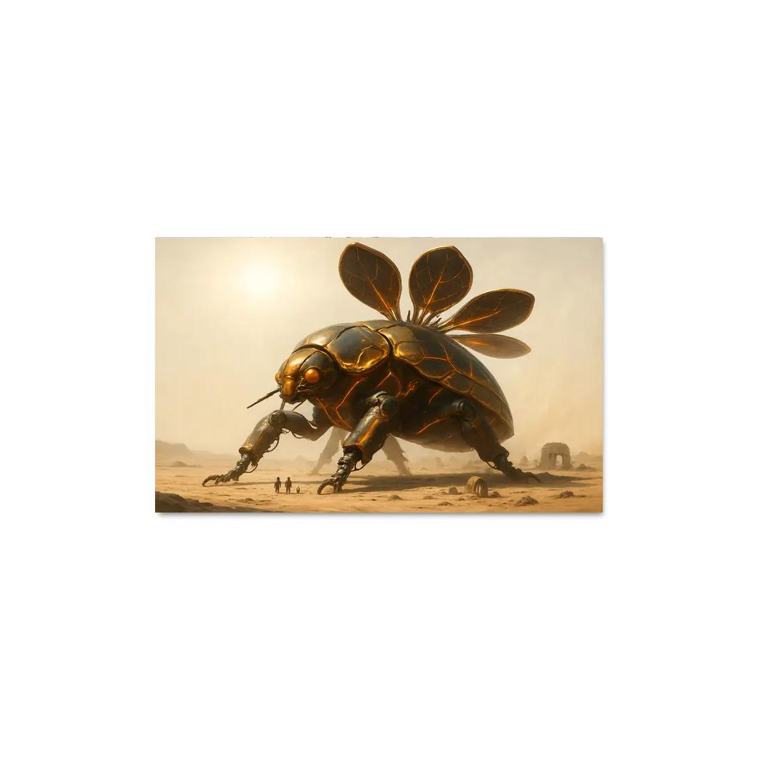 The Helioforged Scarab Colossus art trends