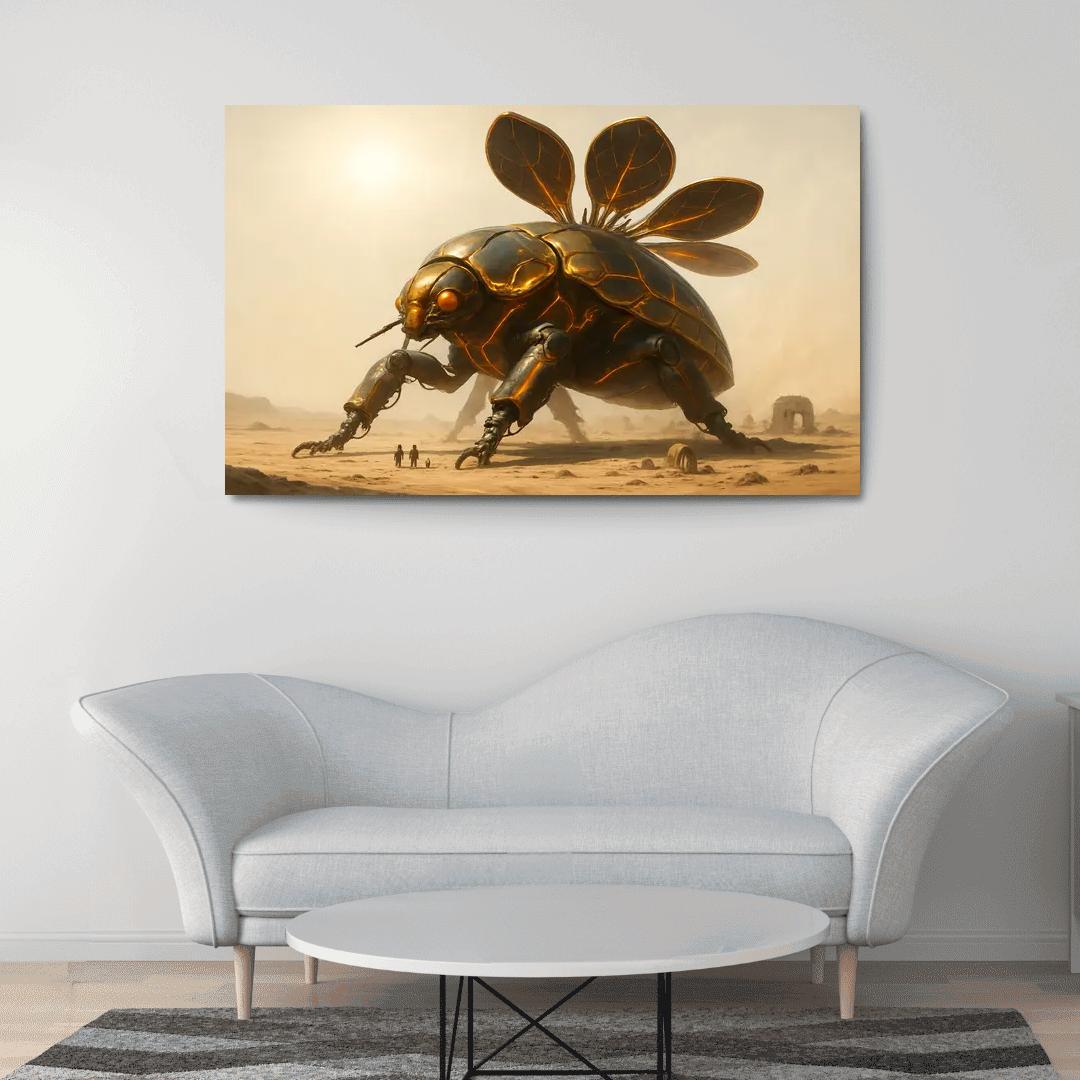 The Helioforged Scarab Colossus art trends