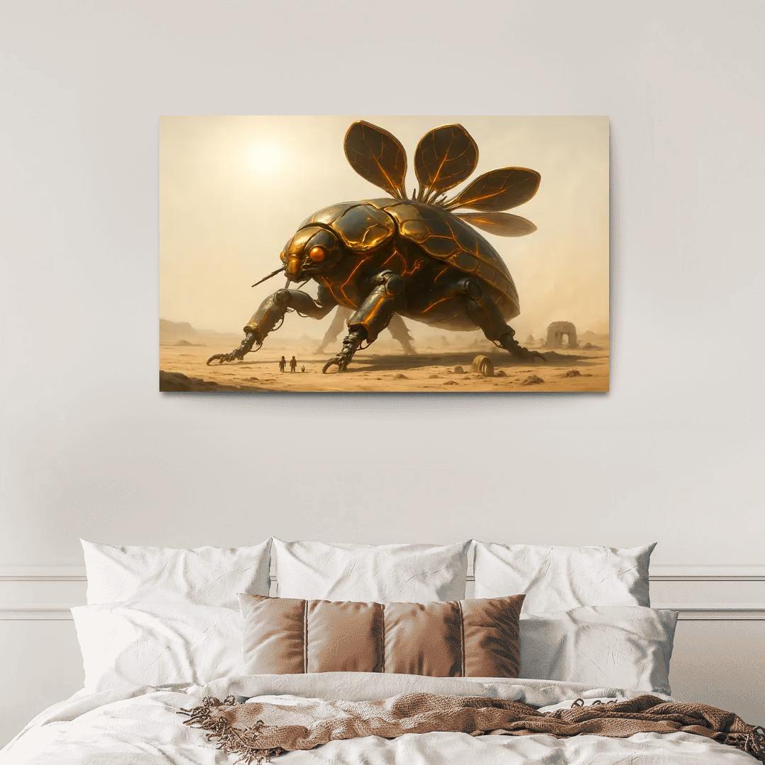The Helioforged Scarab Colossus art trends