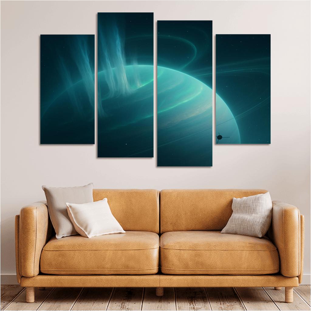 Polar Plumes Of An Ice Giant At Solstice one-piece frames