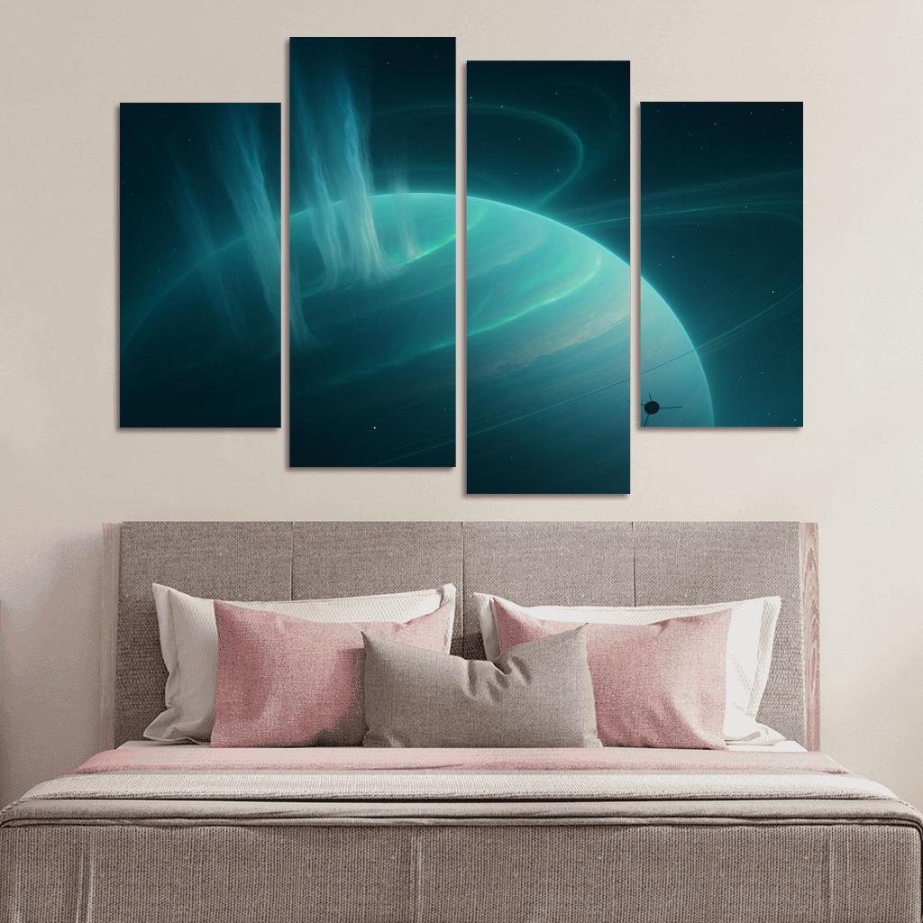 Polar Plumes Of An Ice Giant At Solstice one-piece frames