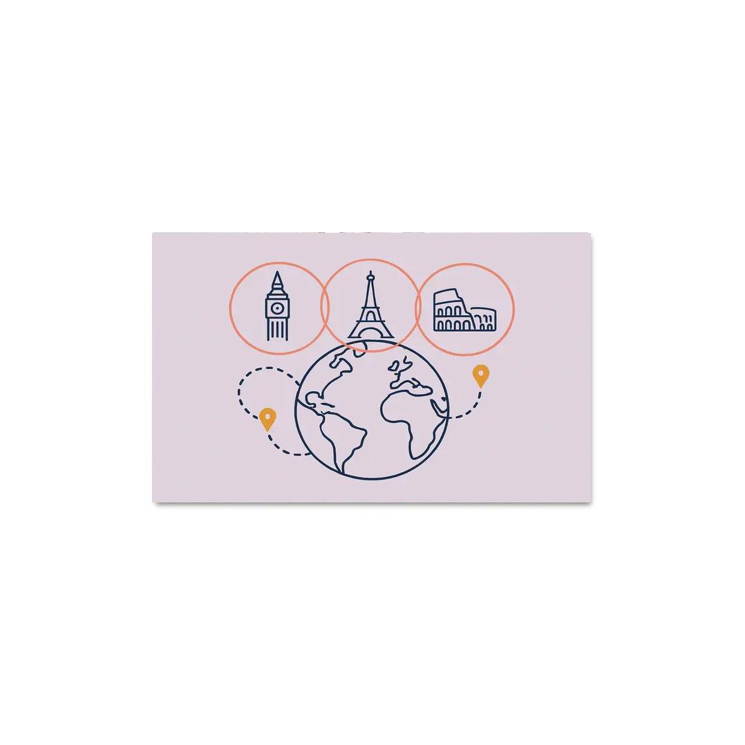 Aurora Stamp Circuit wall art