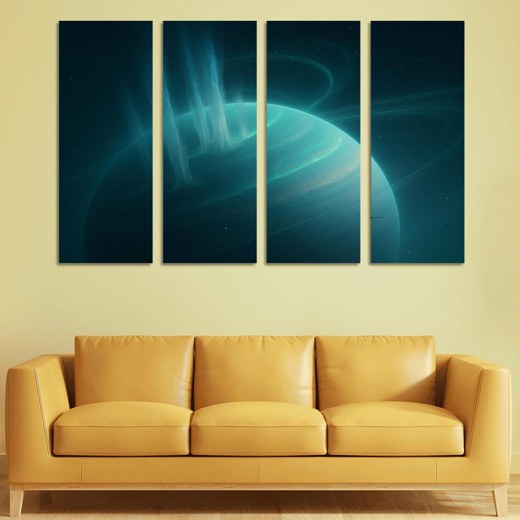 Polar Plumes Of An Ice Giant At Solstice one-piece frames