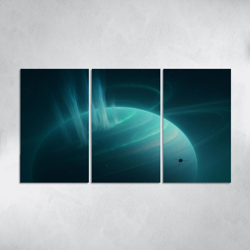 Polar Plumes Of An Ice Giant At Solstice one-piece frames