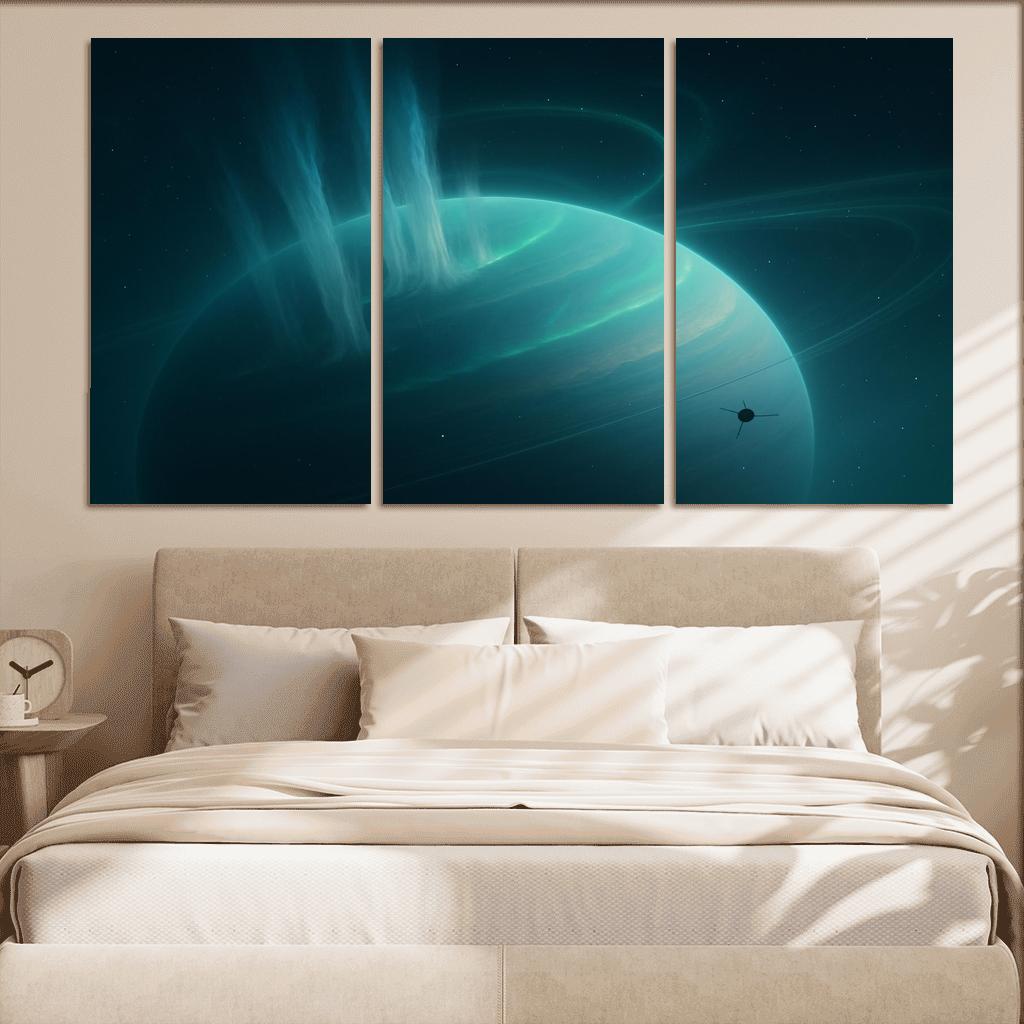 Polar Plumes Of An Ice Giant At Solstice one-piece frames