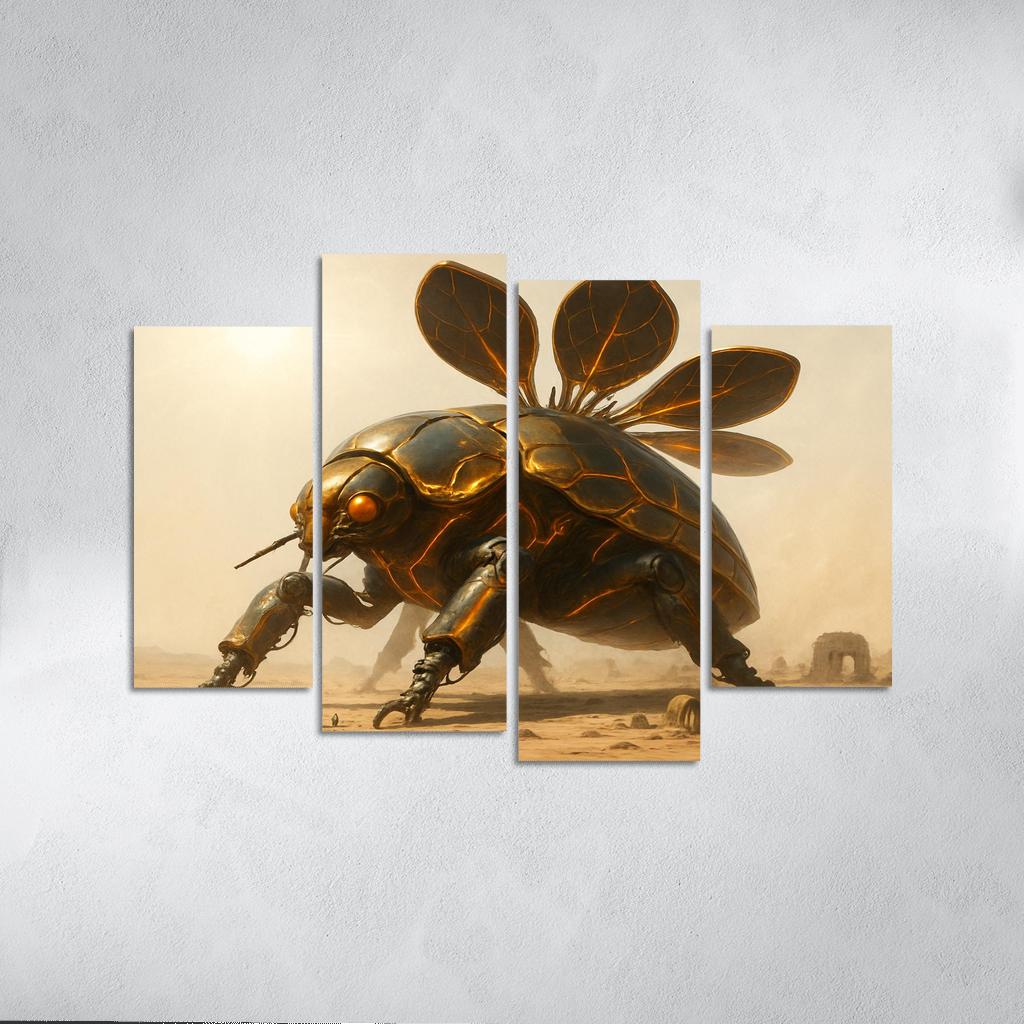 The Helioforged Scarab Colossus art trends