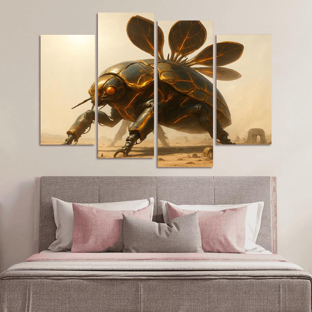 The Helioforged Scarab Colossus art trends