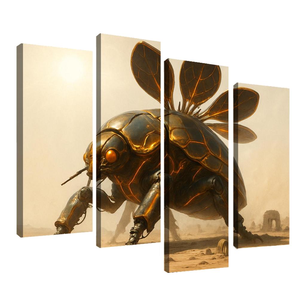The Helioforged Scarab Colossus art trends