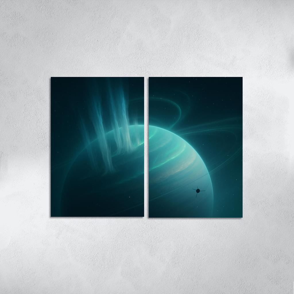 Polar Plumes Of An Ice Giant At Solstice one-piece frames