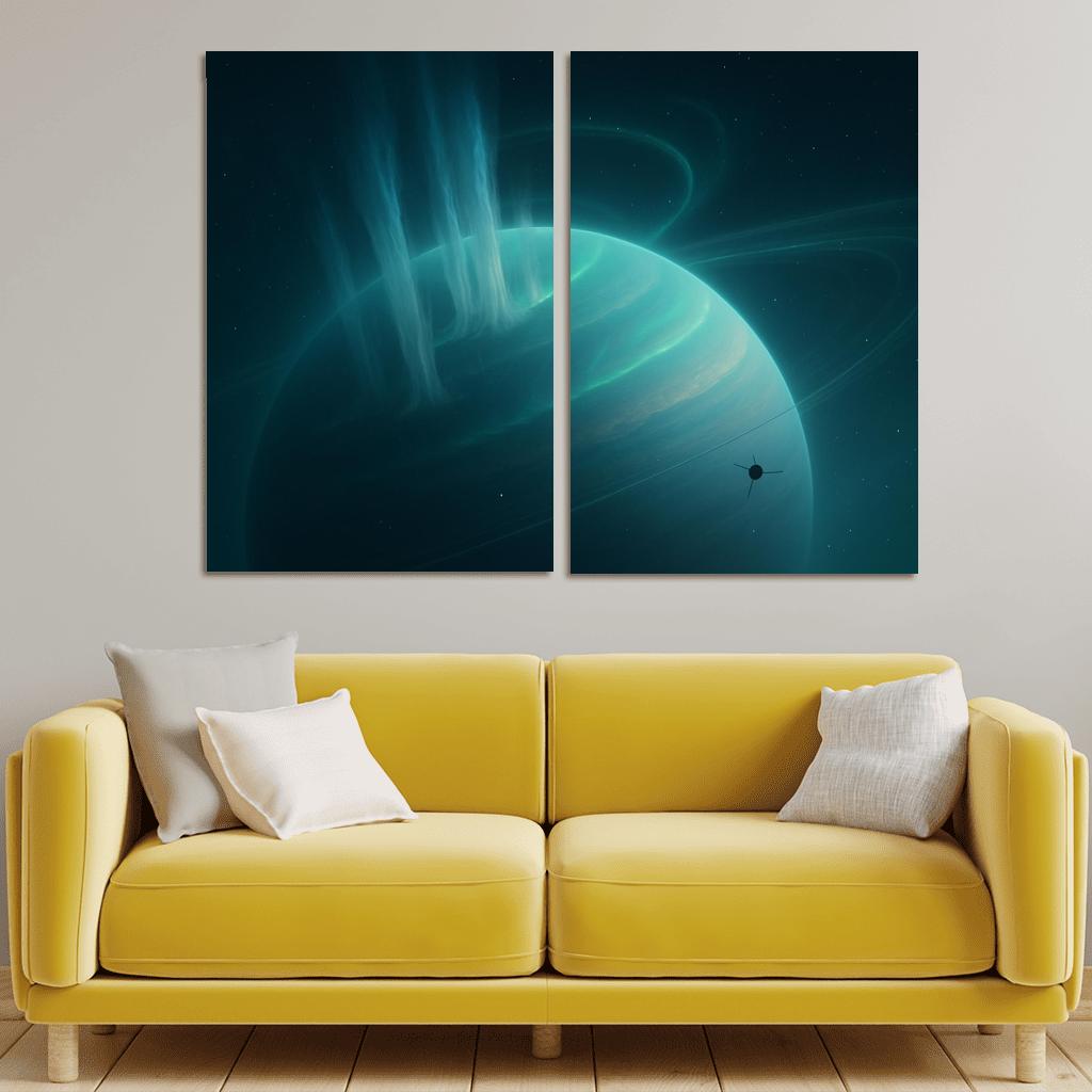 Polar Plumes Of An Ice Giant At Solstice one-piece frames