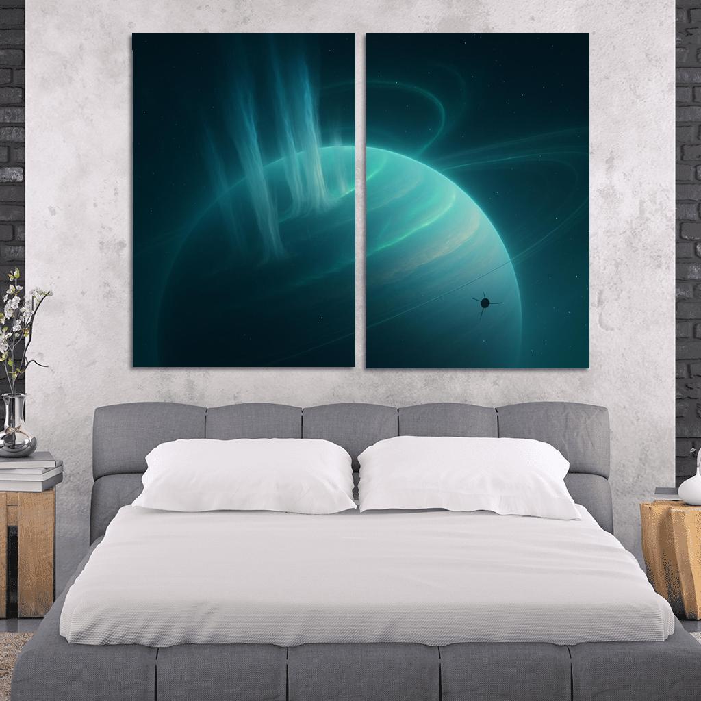 Polar Plumes Of An Ice Giant At Solstice one-piece frames