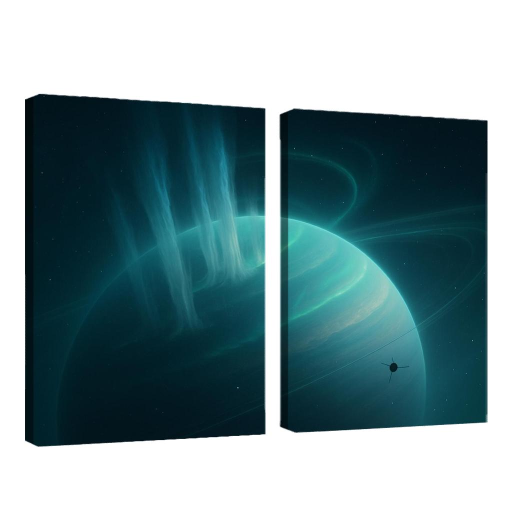 Polar Plumes Of An Ice Giant At Solstice one-piece frames