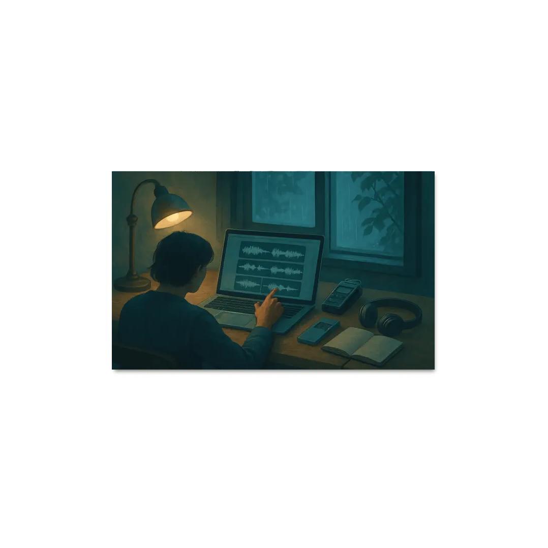 Soundscape Storycraft With Field Recordings modern paintings frame