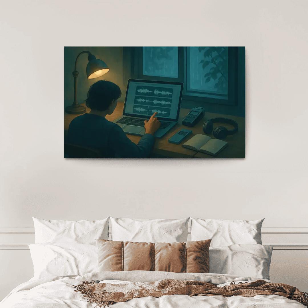 Soundscape Storycraft With Field Recordings modern paintings frame