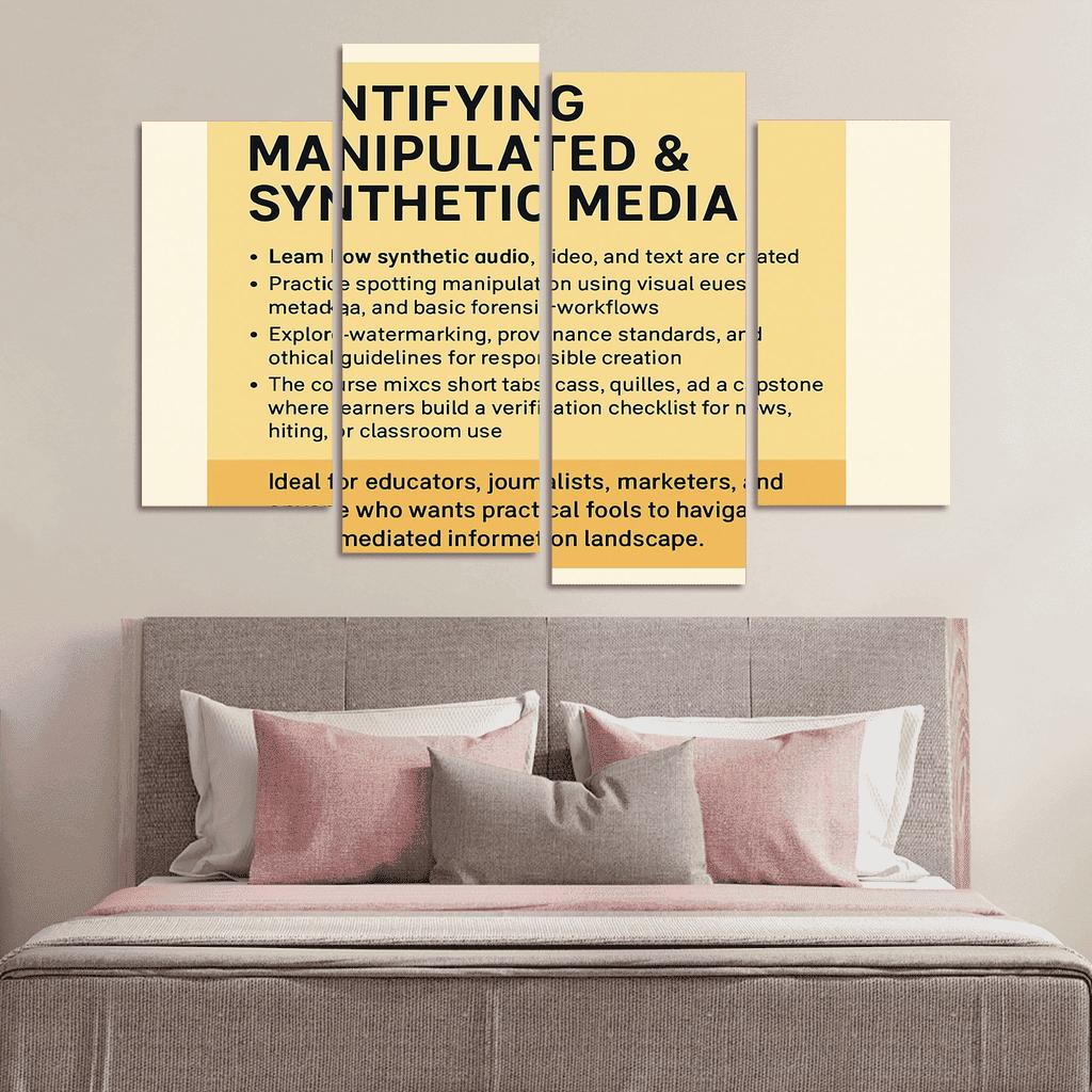 Synthetic Media Literacy Detecting Deepfakes And Designing Trustworthy Content one-piece frames
