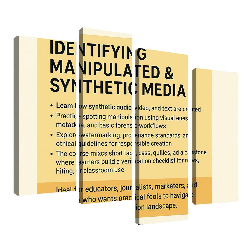 Synthetic Media Literacy Detecting Deepfakes And Designing Trustworthy Content one-piece frames
