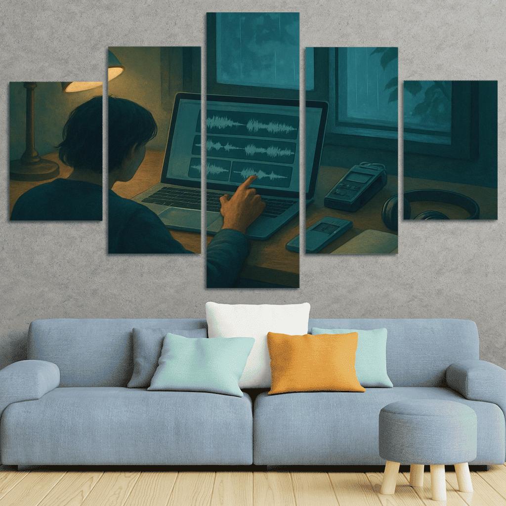 Soundscape Storycraft With Field Recordings modern paintings frame